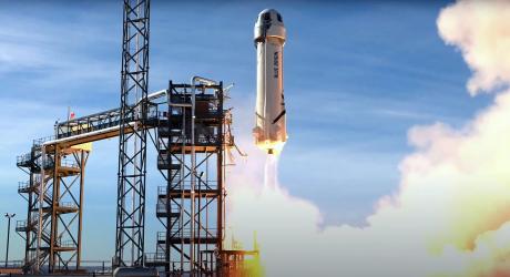 Jezz Bezoz's rocket to space