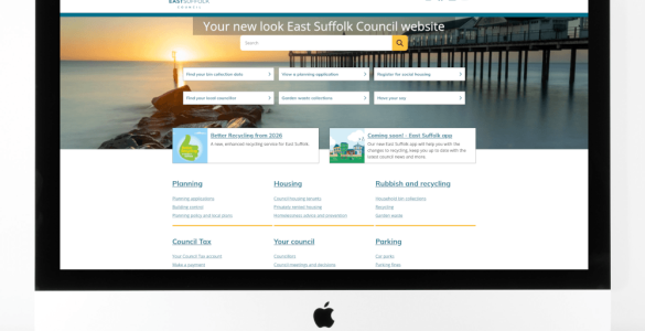 The East Suffolk LocalGov Drupal site