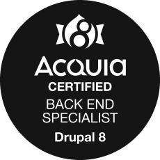 Certified Back End Specialist – Drupal 8
