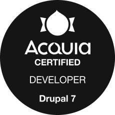 Certified Developer – Drupal 7