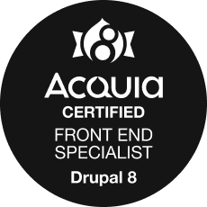 Certified Front End Specialist – Drupal 8