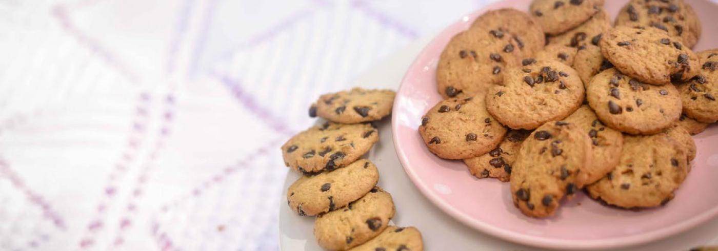 A big plate of cookies