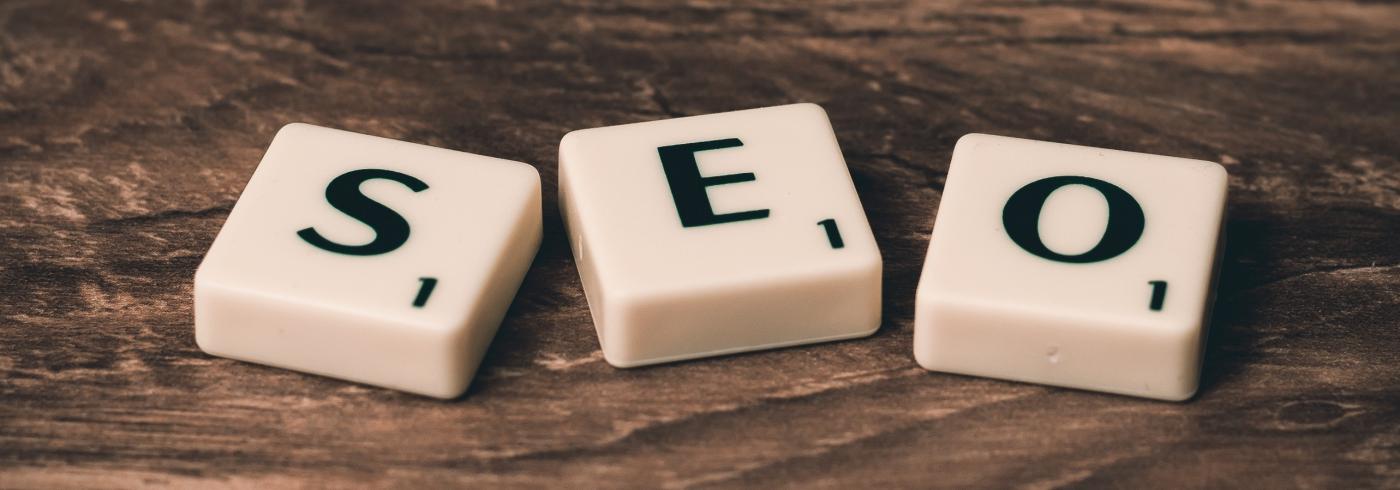 SEO written in scrabble tiles