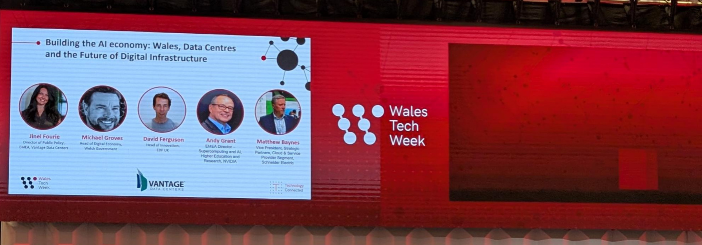 Image of Wales Tech Week panel banner