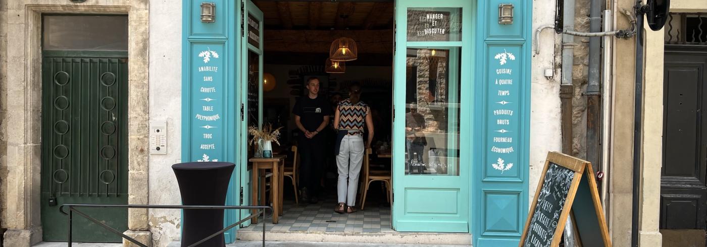 A restaurant in Nîmes.